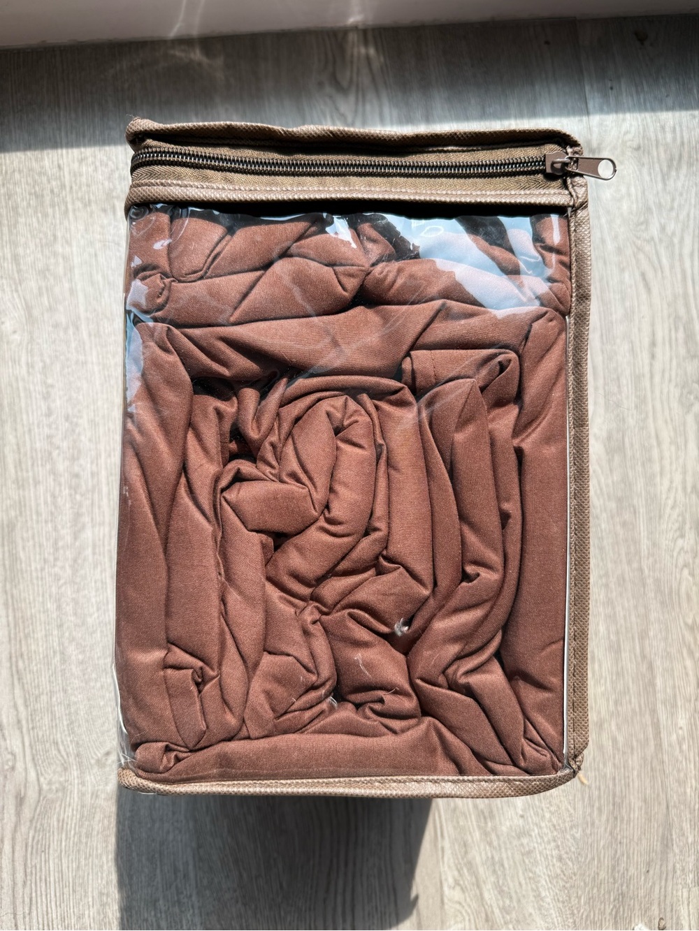 NIP-Organic Bamboo 6-Piece King Sheet Set - Brown - Picture 3 of 5